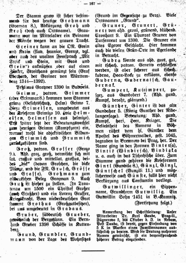 Namensdeutungsecke - 3