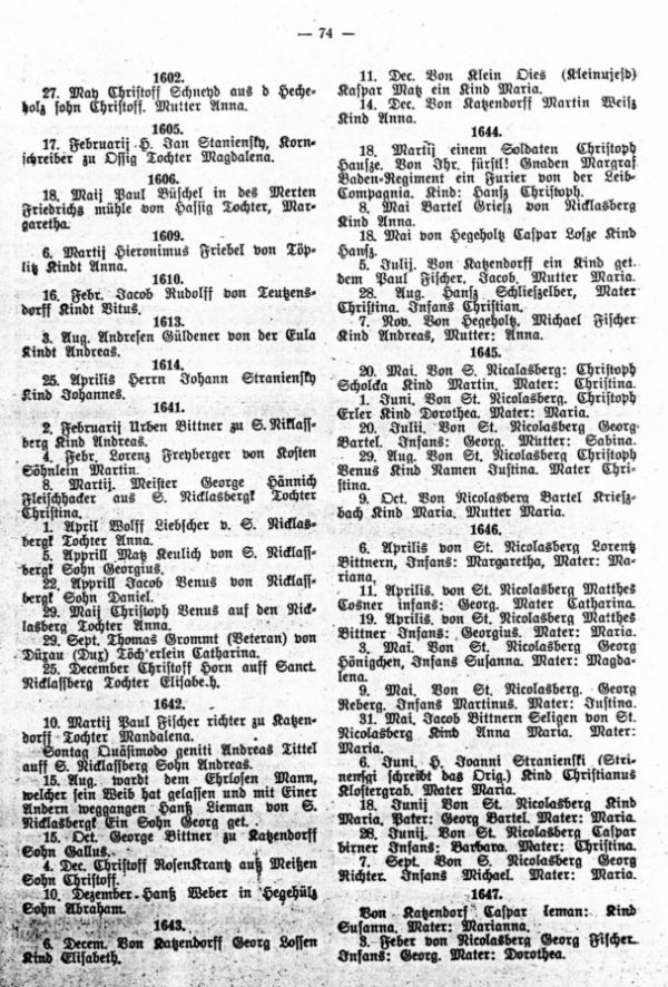 Die ältesten Kirchenbücher von Klostergrab - 6