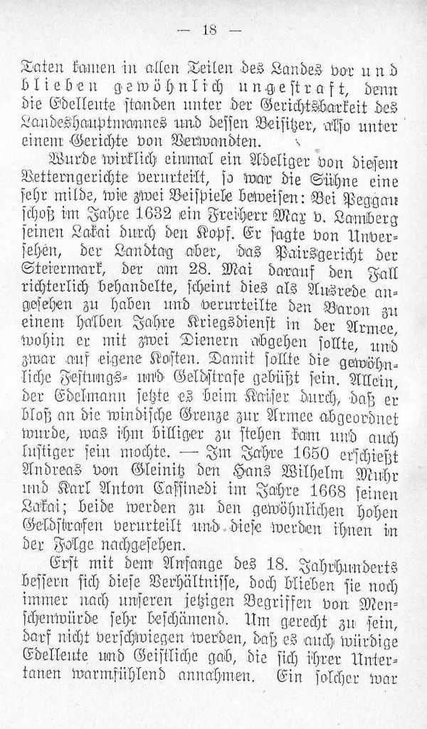 Übermut umd Mißbrauch der Gewalt von Seite der Mächtigen