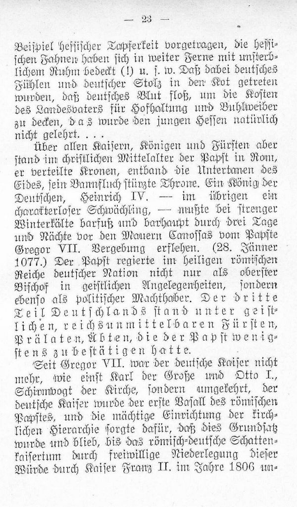 Übermut umd Mißbrauch der Gewalt von Seite der Mächtigen