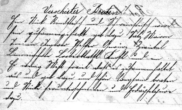 Rezept 'Verschierter Braten'