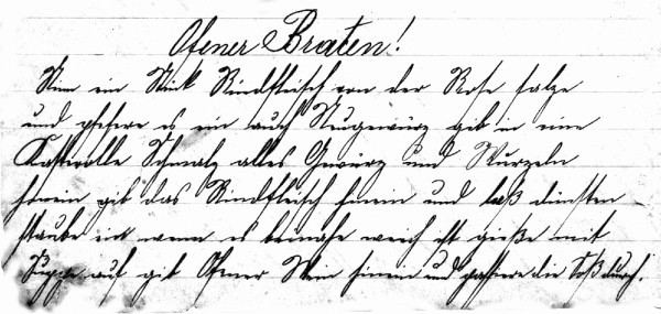 Rezept 'Ofener Braten'